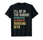 Beer Lover's Garage Vintage Mechanic T-Shirt