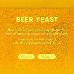 MARS MADE Beer Yeast Shampoo Bar 2.0 - Hydrating & Moisturizing Natural Hair Soap Bar Shampoo for Hair Volume & Scalp Nourishment - Bathing Soap Solid Shampoo for All Hair Types (120g, 4.23oz)