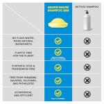 MARS MADE Beer Yeast Shampoo Bar 2.0 - Hydrating & Moisturizing Natural Hair Soap Bar Shampoo for Hair Volume & Scalp Nourishment - Bathing Soap Solid Shampoo for All Hair Types (120g, 4.23oz)