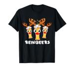 Reinbeers Funny Reindeer Beer Christmas Drinking Xmas Pajama T-Shirt