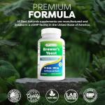 Best Naturals, Brewers Yeast, 7-1/2 Grains with Vitamin B1, Vitamin B2, 1000 mg 240 Tablets (240 Count (Pack of 3))