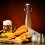 JOBVERT 2 Pack Amber Glass Beer Bottles, 16oz Swing Top Glass Bottles with Airtight Lid for Home Brewing,Kombucha, Vanilla Extract, Coquito, Vinegar, Beer