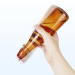 JOBVERT 2 Pack Amber Glass Beer Bottles, 16oz Swing Top Glass Bottles with Airtight Lid for Home Brewing,Kombucha, Vanilla Extract, Coquito, Vinegar, Beer