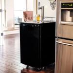 MRbrew Single Tap Draft Beer Tower, Support Countertop and Kegerator Installation, Stainless Core Beer Faucet Stainless Steel 3'' Flange Brewing Tower Dispenser Kit with Self-Closing Faucet Spring