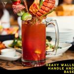 770ml Jumbo Thick Glass Beer Mugs