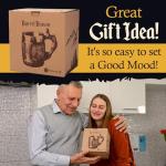 Handmade Oak Beer Mug - Eco-Friendly Wooden Tankard