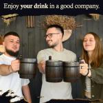 Handmade Oak Beer Mug - Eco-Friendly Wooden Tankard