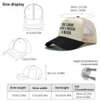 You Look Like I Need a Beer Hat Funny Trucker Hats for Men Baseball Hat Funny Gifts for Women