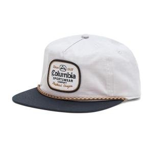 Columbia Unisex Columbia Ratchet Strap Snap Back Hat, Columbia Grey/Black/Beer Label, One Size