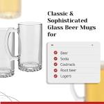 Classic Freezable Beer Mug Set of 4