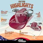 Cowboy Beer Brewing Hat - Burgundy Red