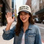 Funny Gag Trucker Hat You Look Like I Need A Beer -Embroidery Funny Hats Adjustable Baseball Cap for Men Women Black