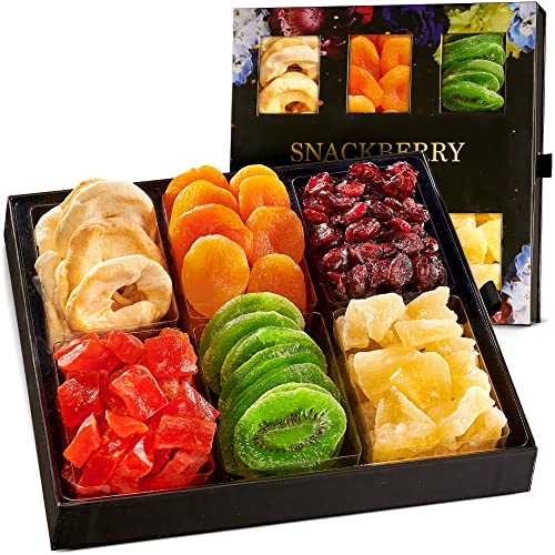 Gourmet Dried Fruit Gift Basket - Elegant Snack Box