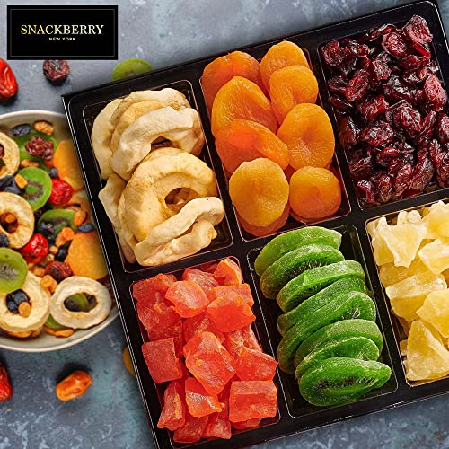 Gourmet Dried Fruit Gift Basket - Elegant Snack Box