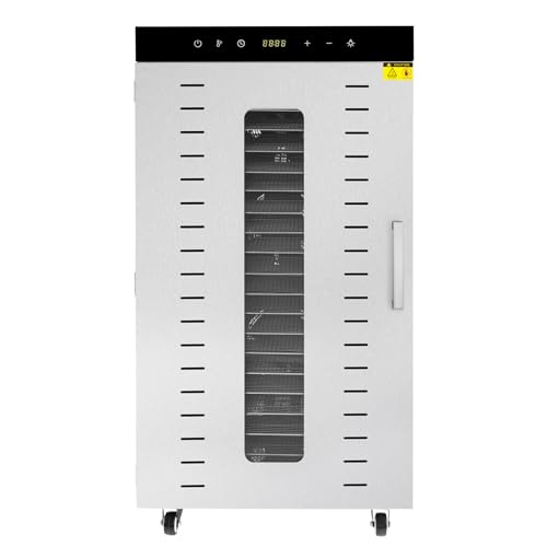 Commercial 20-Tray Stainless Steel Food Dehydrator