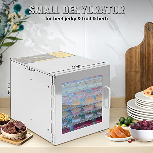 Stainless Steel 8-Tray Food and Jerky Dehydrator