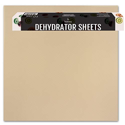 Flexible Reusable Teflon Dehydrator Sheets - 10 Pack