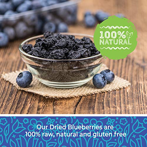 Dried Unsweetened Blueberries, 453.6g Pack