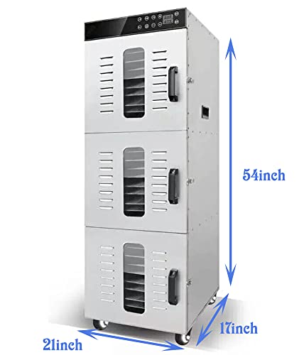 30-Layer Commercial Food Dehydrator - 304 Stainless Steel
