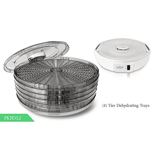 NutriChef Electric Food Dehydrator with 5 Trays