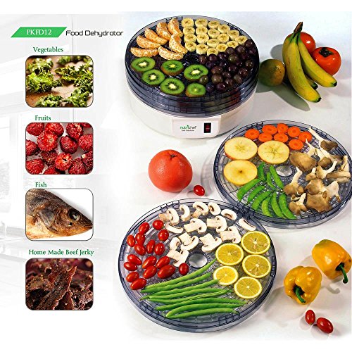 NutriChef Electric Food Dehydrator with 5 Trays