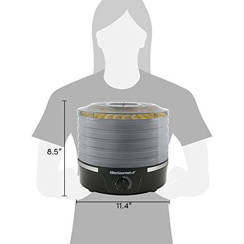 Elite Gourmet EFD319 5-Tray Food Dehydrator