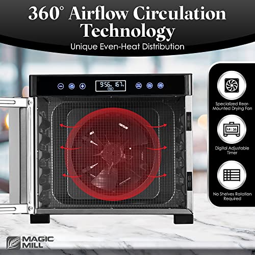 Magic Mill Commercial Food Dehydrator with 7 Trays