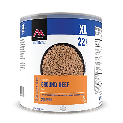 Freeze-Dried Ground Beef for Survival #10 Can