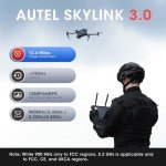 Autel Robotics EVO MAX 4N Drone, Starlight Night-Vision/Wide/Thermal/L~aser 4 Cameras in One UAV, A-Mesh 1.0, 720° Obstacle Avoidance, Triple Anti-Jamming, Hot-Swappable, 42 Mins, IP43, Autel SDK