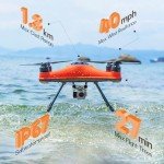 SwellPro FD3 Fisherman Fishing Drone - 4.4LBS Payload, 1.3KM Range, Auto Drop & Return, IP67 Waterproof, 4K Camera, Advanced Set for Adults