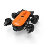Geneinno T1 Underwater Drone Camera 4K UHD ROV, for Real-Time Viewing, Streaming & Recording, Underwater Inspection and Exploration, Yachting, Education (492FT Tether) (150m)