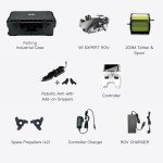 QYSEA FIFISH V6 Expert Underwater ROV Drone with Robotic Arm - M200A Bundle | 200M Tether & Spool + Industrial Case Included+Arm
