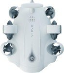 Qysea FIFISH V6 Expert (V6E M200) Underwater Drone ROV with VR Real-Time Tracking, 6000lm LED, 4K UHD Camera, rue 360°, 200M Cable, Manual Spool, Industrial Case