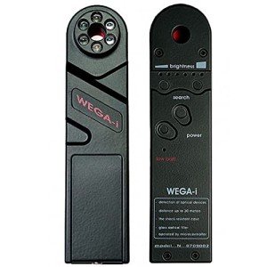 KJB DD1200 WEGA iProtect PRO Camera Finder, Detection of All Types Of Hidden Video Cameras, IR Filter, Adjustable Brightness with Bargraph, Low Battery Indicator, Metal Case, Detection up to 60 feet