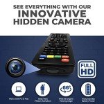 Spy-MAX Covert Video Lawmate TV Remote Control Hidden Camera - Spy Gadgets with DVR & PIR Motion Activated Recording - Gives 9 Days of Standby Power, Records HD Quality Videos