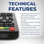 Spy-MAX Covert Video Lawmate TV Remote Control Hidden Camera - Spy Gadgets with DVR & PIR Motion Activated Recording - Gives 9 Days of Standby Power, Records HD Quality Videos