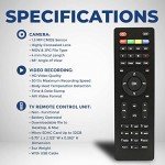 Spy-MAX Covert Video Lawmate TV Remote Control Hidden Camera - Spy Gadgets with DVR & PIR Motion Activated Recording - Gives 9 Days of Standby Power, Records HD Quality Videos