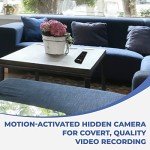Spy-MAX Covert Video Lawmate TV Remote Control Hidden Camera - Spy Gadgets with DVR & PIR Motion Activated Recording - Gives 9 Days of Standby Power, Records HD Quality Videos