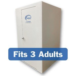 4x4 Safe Room Tornado Panic Beige Rated for up to 3 People