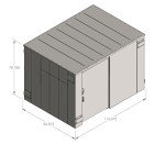 SR114x84G - Swisher Wheelchair Accessible ESP Safety Shelter 