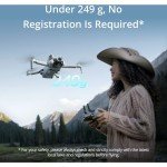 DJI Mini 4 Pro Fly More Combo with DJI RC 2 (Screen Remote Controller), CP.MA.00000735.01 Folding Drone with 4K Video, Under 249g, 34 Mins Flight Time, Vision Sensing + 128GB Card + Pilot Kit