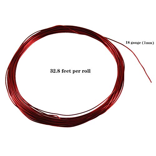 14 Rolls of 1mm Colored Aluminum Craft Wire