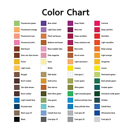 HA SHI Professional Pastel Chalk Set - 64 Colors
