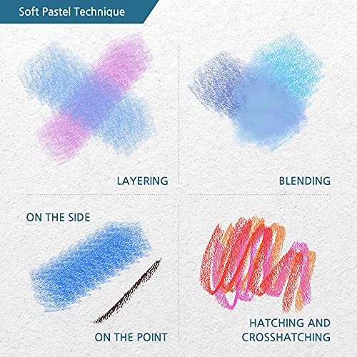 HA SHI Professional Pastel Chalk Set - 64 Colors