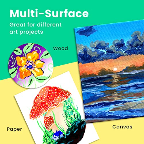 Vibrant Gouache Set: 36 Colors for All Crafts