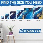 FIXSMITH 8-Pack Primed White Canvas Boards, 11x14 Inches