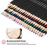 Soucolor 72-Color Colored Pencils Set for Drawing