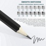 14-Piece B-12B Sketch Pencil Set for Artists