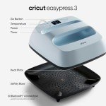 Cricut EasyPress 3 Heat Plate - Zen Blue