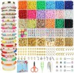 Redtwo Clay Beads Bracelet Making Kit for Girls